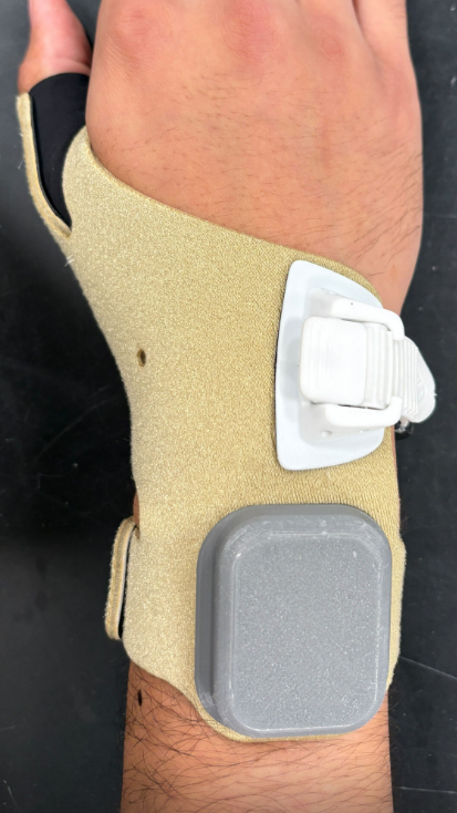 Hand form factor, back-of-hand view